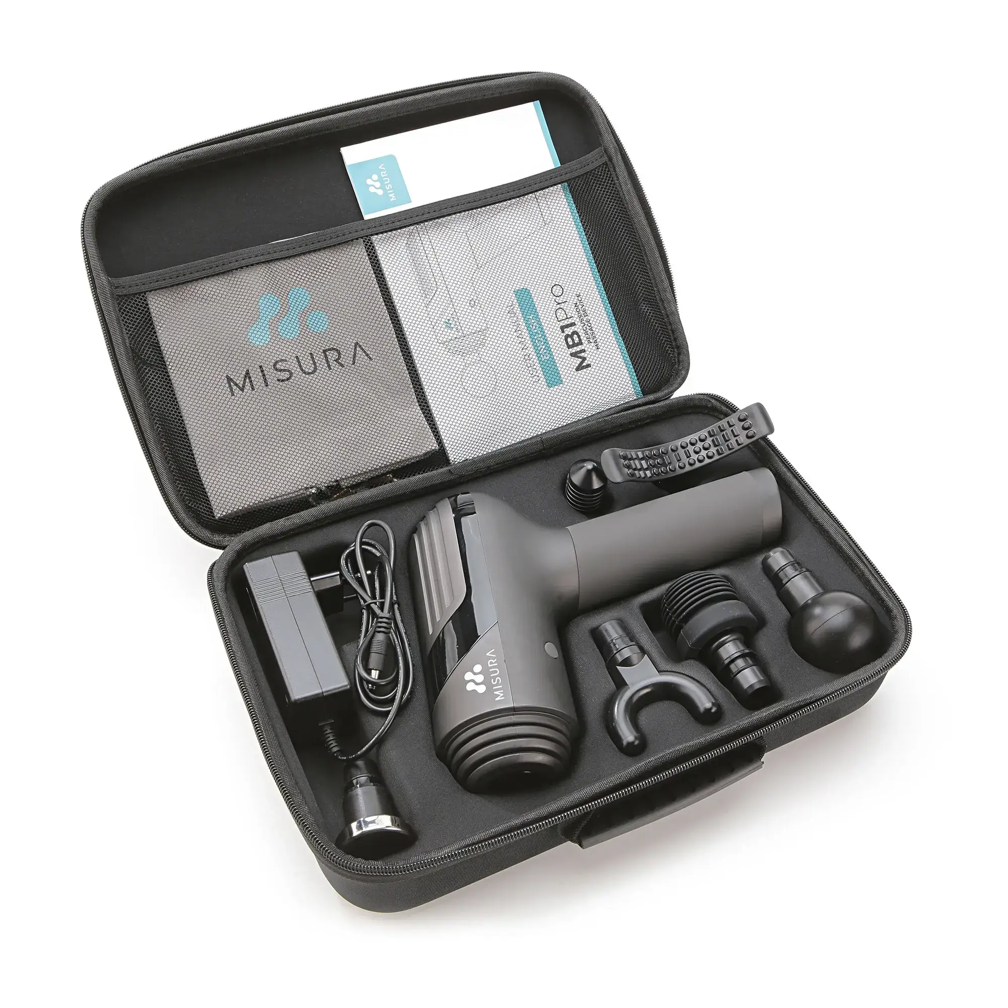 Complete travel case of massager MB1Pro.